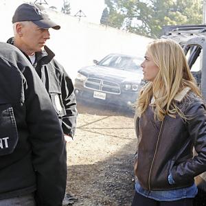 Still of Mark Harmon Michael Weatherly and Emily Wickersham in NCIS Naval Criminal Investigative Service 2003