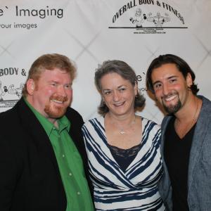 Darren Marlar, Sandy Gulliver, and Giovanni Pauletti at the premiere of the film 