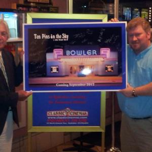 At the premiere of Ten Pins in the Sky with writerdirector John Brandt