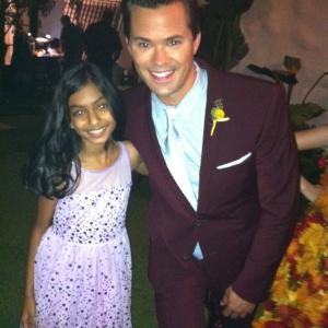 With Andrew Rannells.