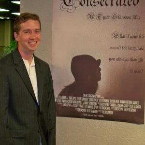 At the Consecrated cast  crew screening on October 20 2012