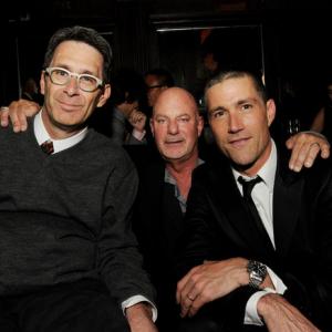 Marc Moss (writer/producer)Rob Cohen(director)and Matthew Fox (Picasso) at L.A. premiere after party for Alex Cross