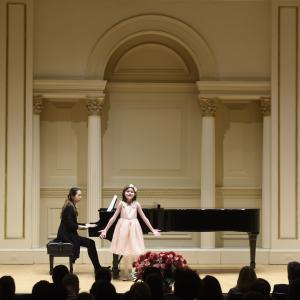 Katie singing in Carnegie Hall for American Protege first place winner vocalist