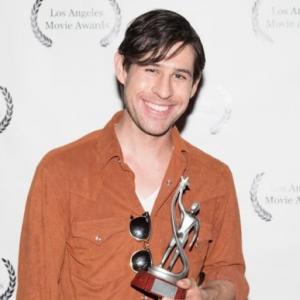 Eddie Navarro at the Los Angeles Movie Awards Winning Best Experimental Film for Shadow Theory