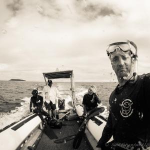 Paul Wildman and the Sea Shepherd Crew looking for Humpback Whales
