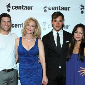 Ben Weaver, Lue McWilliams, Ryan Vigilant and Karmine Alers at the Naked As We Came premier, NYC, 2013.
