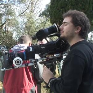 Petros Antoniadis shooting the short film ALTER