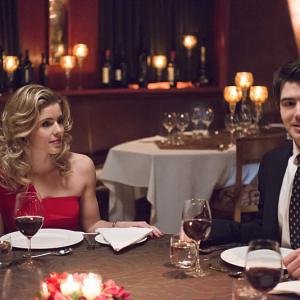 Still of Brandon Routh and Emily Bett Rickards in The Flash (2014)