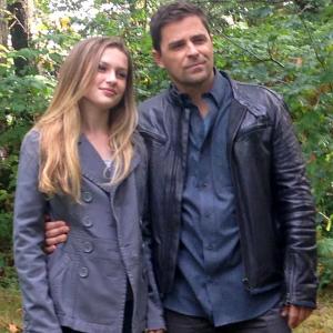 Madision with Dad Keith Carson played by Kavan Smith on Motive S3E2