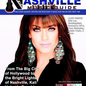 Nashville Music Guide CMA Festival Fanfare Special Edition June 2014 Featured Kali Nolen SingerActressModel
