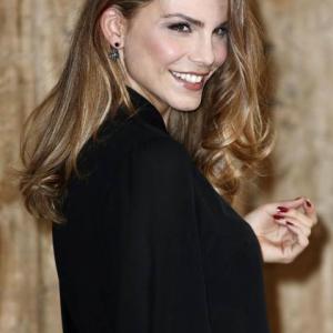 Milan, October, 3rd. 2014. Actress Nina Senicar attends Press Conference of the movie ''Tutto Molto Bello''