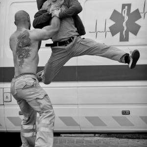 Fighting scene for a viral add Telenet Belgium  TNT Push to add drame