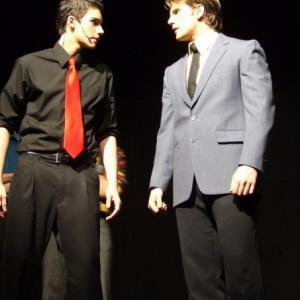 Shaun Mazzocca as Riff in West Side Story