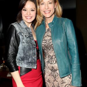Actresses Shelley Regner (L) and Cathryn de Prume attend Miss Me and Lucky Magazine celebrate 'Dominique Cohen For Miss Me' Holiday Capsule Collection Launch on December 1, 2014 in West Hollywood, California.