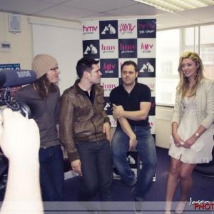 Interviewing Scouting For Girls for SoundBites Music Show