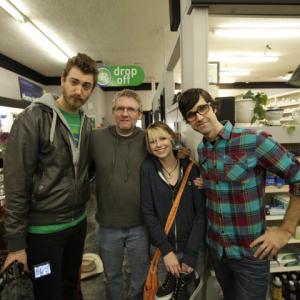 My daughter and I with Rhett and Link.