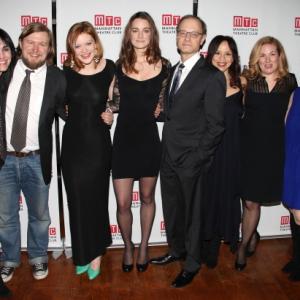 CLOSE UP SPACE Opening Night with Leigh Silverman Michael Chernus Colby Minifie Jessica DiGiovanni David Hyde Pierce Rosie Perez Molly Smith Metzler Mandy Greenfield
