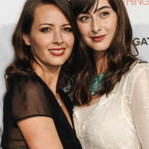 Amy Acker and Jillian Morgese at the 'Much Ado' LA Premiere
