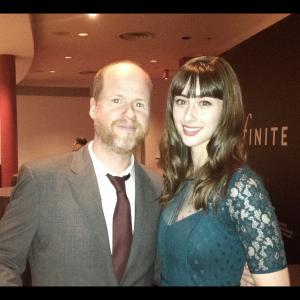 Joss Whedon and Jillian Morgese at the Much Ado premiere at TIFF