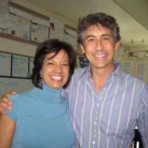 On the set of The Descendants playing the role of Dr Thull With Director Alexander Payne