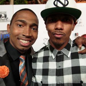 Noel Braham with actorhost Nick Cannon