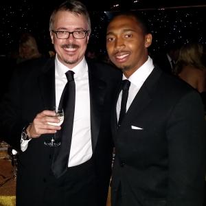Noel Braham and Breaking Bad television creator Vince Gilligan at the 2014 Emmys Governors Ball