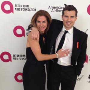 At the Elton John Aids Foundation (EJAF) Oscar Party 2014