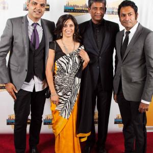 On the red carpet at Chicago's CSAFF 2012 - opening night.