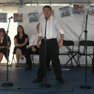 Performing at Summerfest in Amherst NY in August 2011