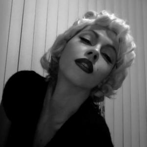 As Marilyn Monroe for a Chekhov Studio International class performance.