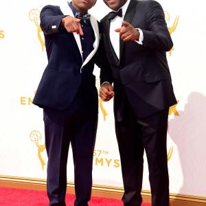 Nathan Anderson and Anthony Anderson at event of The 67th Primetime Emmy Awards 2015