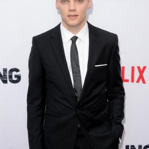 Levi Meaden on the red carpet at the season 4 premiere of The Killing