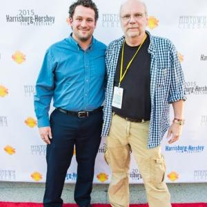 With Mike Mowen at the Harrisburg-Hershey Film Festival