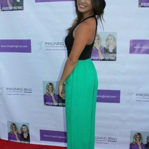 Supporting Domestic Violence at Imagining Brad Red Carpet Premiere
