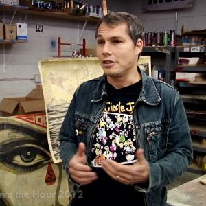 Still of Shepard Fairey in Let Fury Have the Hour (2012)