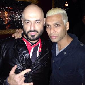 My bud Tony Kanal and I at Artists VIP at the Kings of Chaos Dolphin project concert in LA