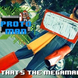 Mike Lamond on the set of Megaman Gets Played