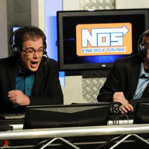 Casting live at MLG Providence JP McDaniel left and Mike Husky Lamond right