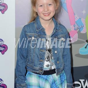 HOLLYWOOD CA  SEPTEMBER 27 Actress Abigail Zoe Lewis attends the premiere of Hasbro Studios My Little Pony Equestria Girls Rainbow Rocks at TCL Chinese 6 Theatres on September 27 2014 in Hollywood California Photo by Angela Weiss