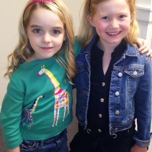 Abigail with Mckenna Grace February 25 2014