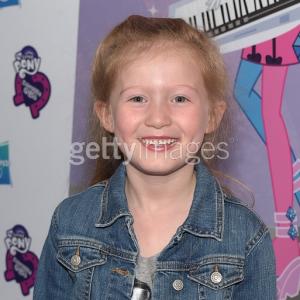 HOLLYWOOD, CA - SEPTEMBER 27: Actress Abigail Zoe Lewis attends the premiere of Hasbro Studios' 'My Little Pony Equestria Girls Rainbow Rocks' at TCL Chinese 6 Theatres on September 27, 2014 in Hollywood, California. (Photo by Angela Weiss/