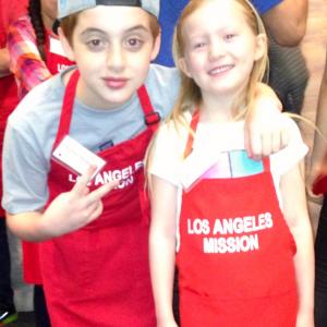 Abigail & Thomas Barbusca. Los Angeles Mission Summer Block Party 2014.