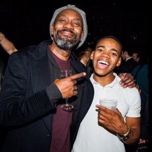 Joivan Wade and Lenny henry