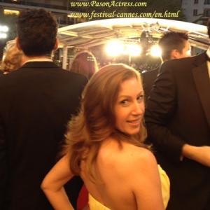 Pason Redhead Actress, Cannes Film Festival Palais Red Carpet