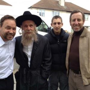 Stephen Graham. Christopher Fairbank, Michael Smiley and Giacomo Mancini On the set of 'Orthodox'