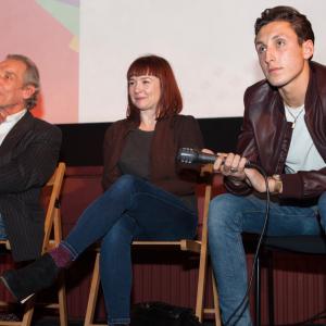 Christopher Fairbank Rebecca Callard And Giacomo Mancini Taking part in a QA At The UK Jewish film festival after the Uk Premiere Of Orthodox 2016