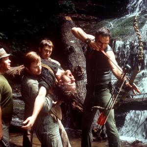 Still of Burt Reynolds, Jon Voight, Ned Beatty, Ronny Cox and Bill McKinney in Deliverance (1972)