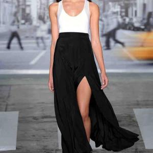Taylor Marie Hill for DKNY, at Mercedes Benz NY Fashion Week