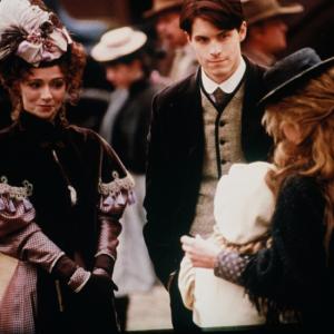 Still of Seann Gallagher, Chandra West and Jennifer Dale in Revenge of the Land