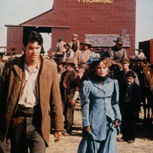 Still of Seann Gallagher Chandra West and Henry Woolf in Revenge of the Land